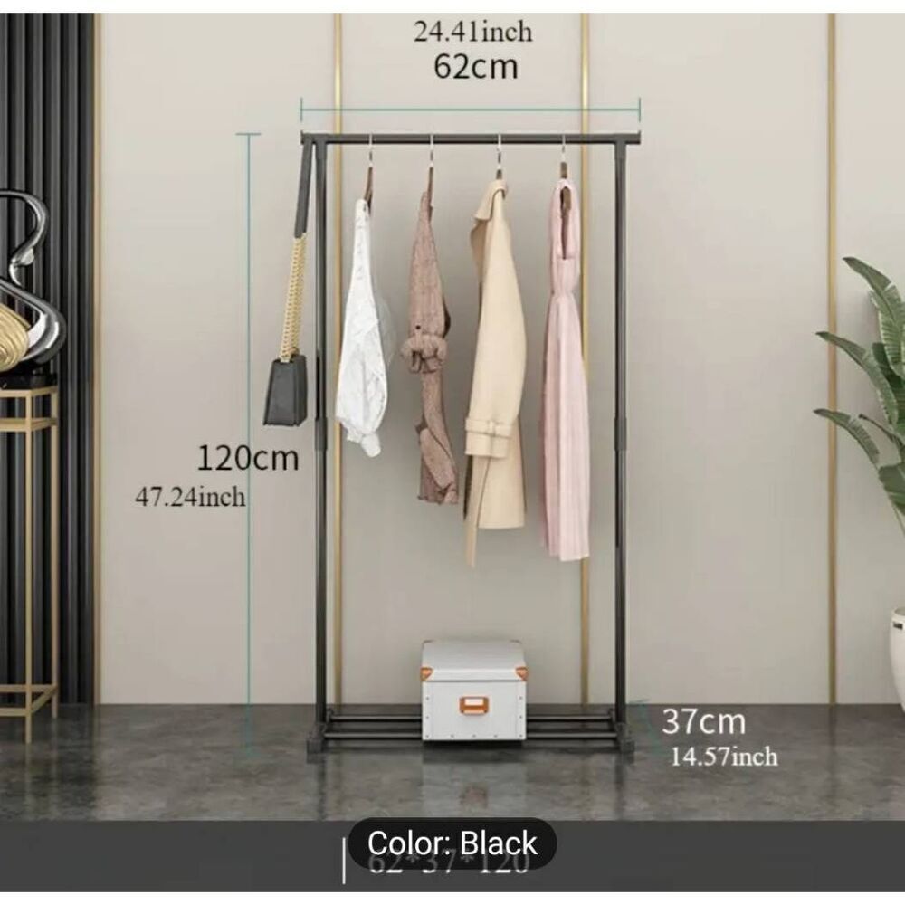 1pc simple metal clothes rack
